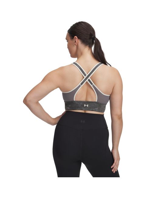 Under Armour Gray Medium Impact Sports Bra