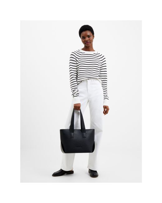 French Connection White Lillie Mozart Jumper
