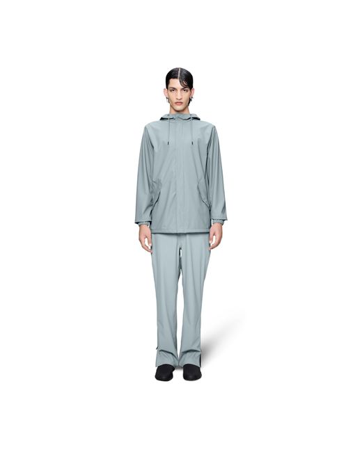 Rains Blue Fishtail Waterproof Jacket