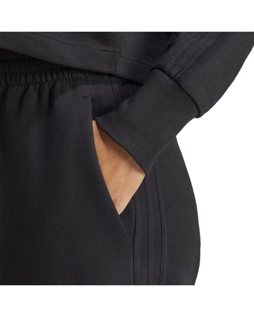 Adidas Black Open Ankle Jersey Joggers