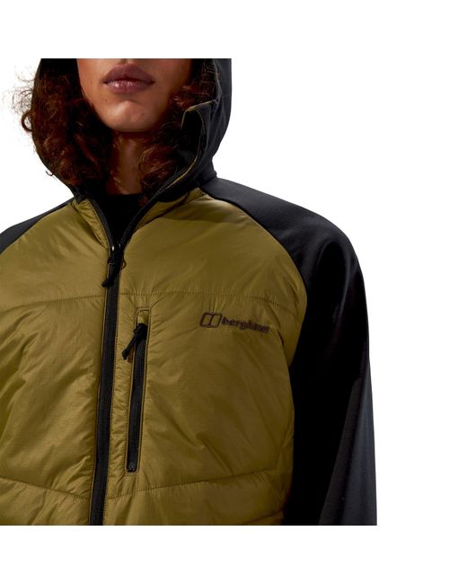 Berghaus Green Trawden Weather-Resistant Hybrid Jacket for men
