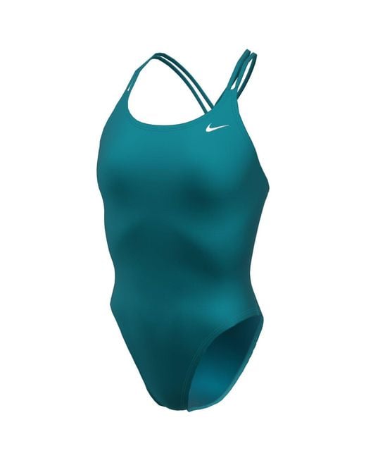 Nike Blue Spider Back Swimsuit