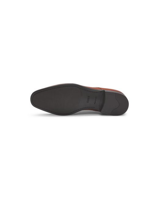 Boss Brown Kensington Derby Shoes for men