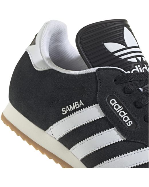 Adidas Blue Originals Samba Suede Trainers for men