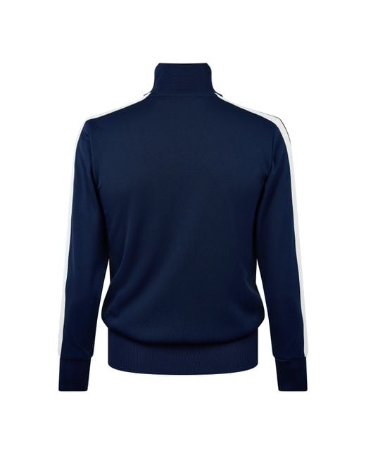 Palm Angels Blue Logo Track Jacket for men