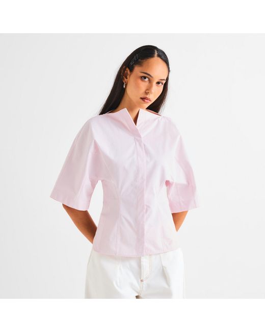 Jacquemus Purple Plain Short Sleeve Shirt