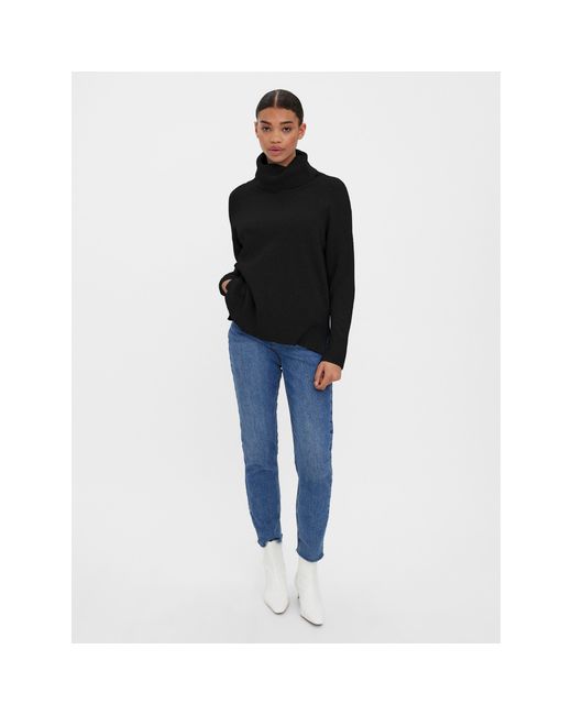 Vero Moda Black Duffy Crew Neck Jumper