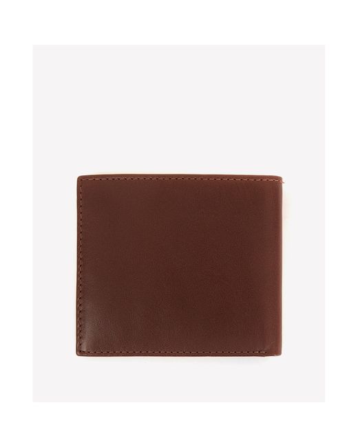Barbour Brown Colwell Leather Billfold Wallet for men