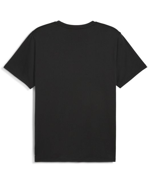 PUMA Black M Tad Essentials Solid Cat Tee (Lc T-Shirt for men