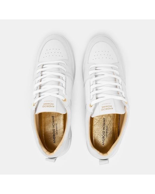 Android Homme White Point Dume Low-Top Trainers for men