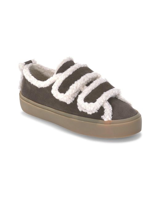 Inuikii Gray Velcro Low-Top Trainers