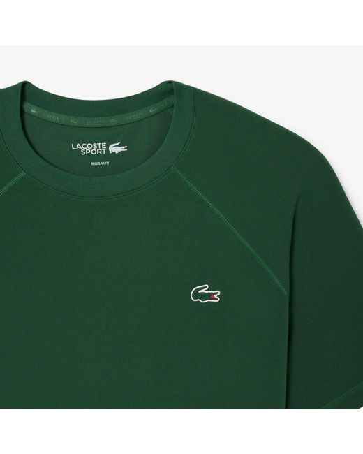 Lacoste Green Short Sleeve Performance T-Shirt for men