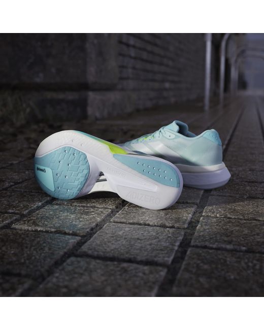 Adidas Blue Adizero Boston 13 Road Running Shoes