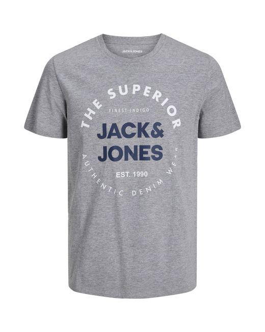 Jack & Jones Multicolor Urban 5 Pack Short Sleeve T Shirt for men