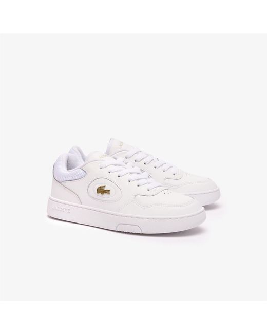 Lacoste White Lineset Trainers