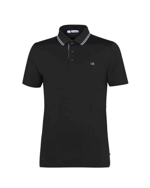 Calvin Klein Black Broadway Polo for men