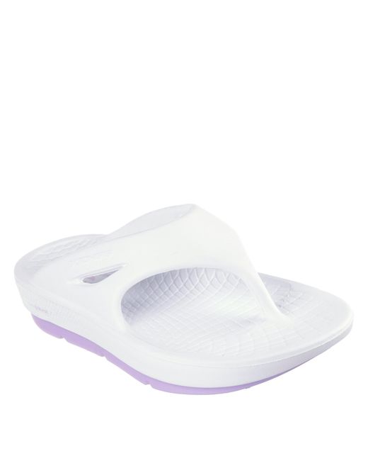 Skechers White 3Pt Sandal Sports Sandals