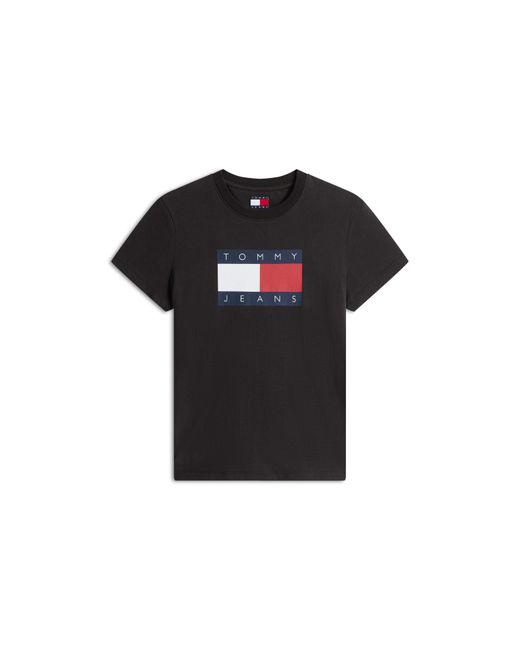 Tommy Hilfiger Black Tj Badge Rib Regular Fit T-Shirt