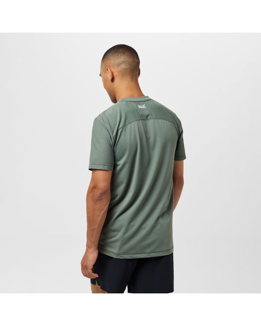 Everlast Green Stripe Poly T-Shirts for men