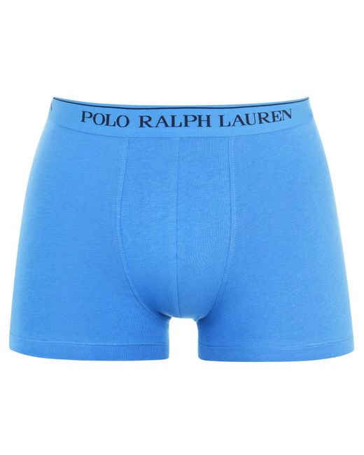 Polo Ralph Lauren Blue 3-Pack Cotton Trunks for men