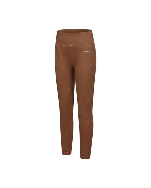 La Gear Brown Seamless Tight