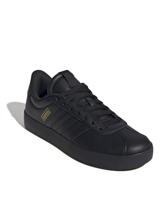 Adidas Black Vl Court 3.0 Low-Top Trainers for men