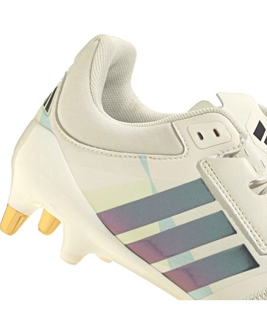 Adidas White Rs15 Avaglide Soft Ground Rugby Boots