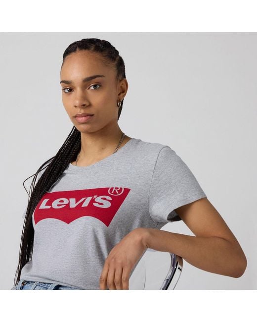 Levi's White The Perfect Tee Core Batwing T