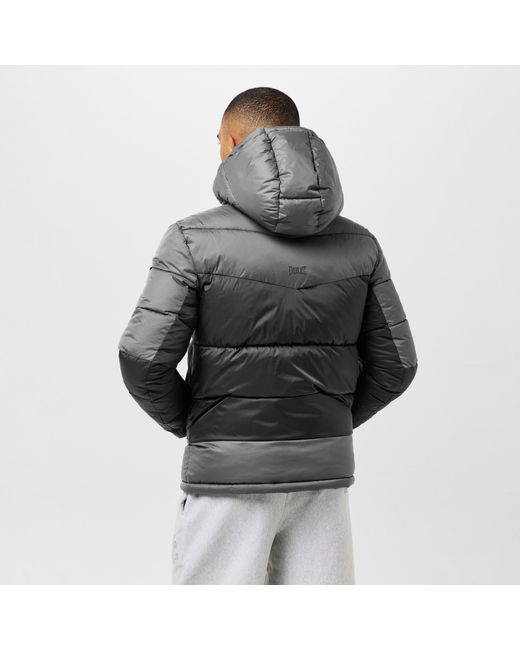 Everlast Gray Tech Short Puffer Jacket for men