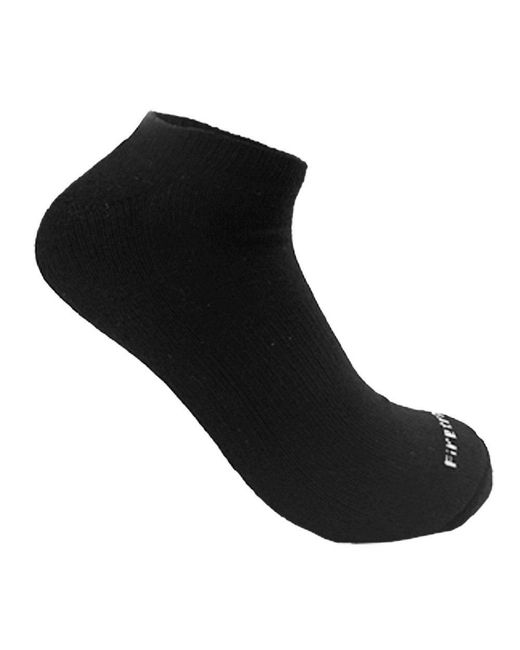 Firetrap Black 6Pk Trnr Sock for men