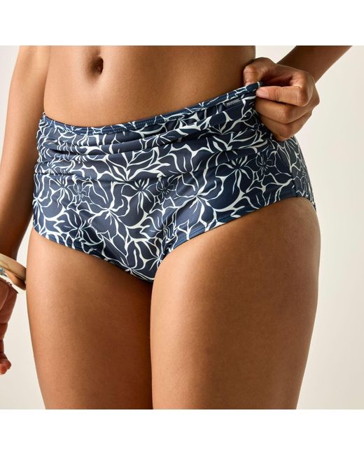 Regatta Blue Loria Tummy Controlled Bikini Bottoms
