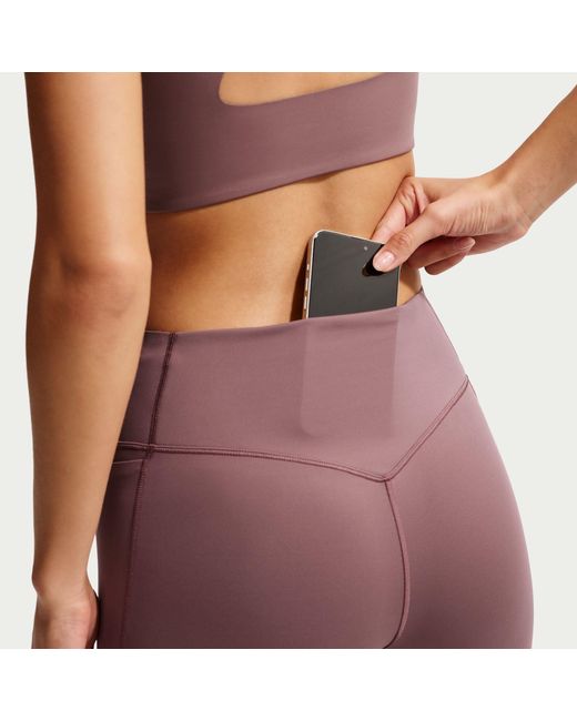 Nike Purple Performance Gym Legging