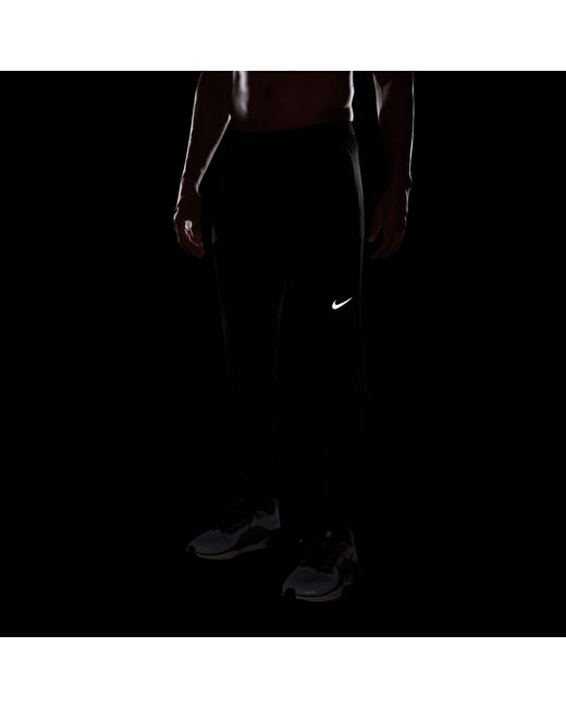 Nike Black Stride Knit Performance Tracksuit Bottoms for men