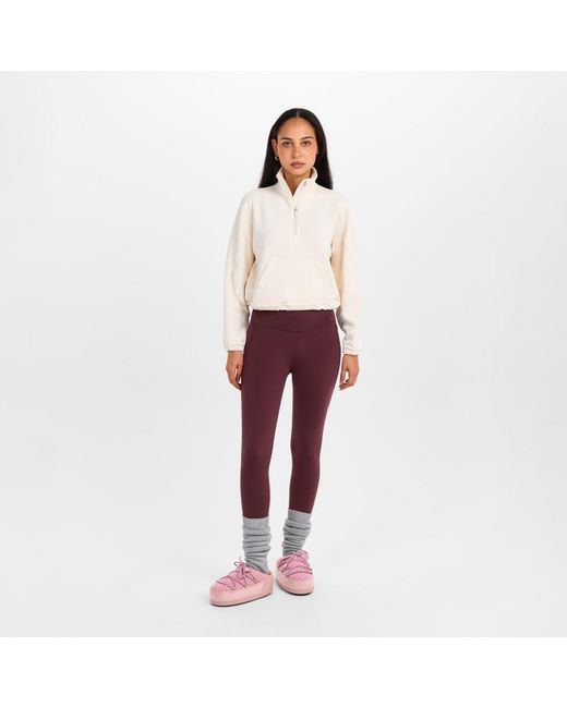Moon Boot Pink Knitted Snow Boots