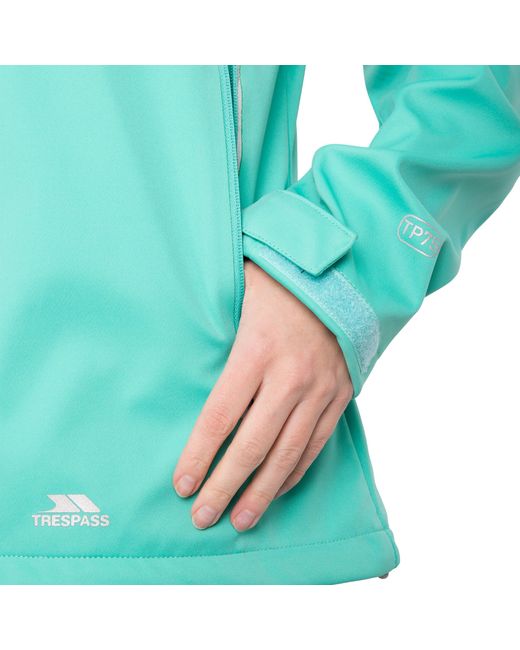 Trespass Blue Marsa Weather-Resistant Lightweight Softshell Jacket