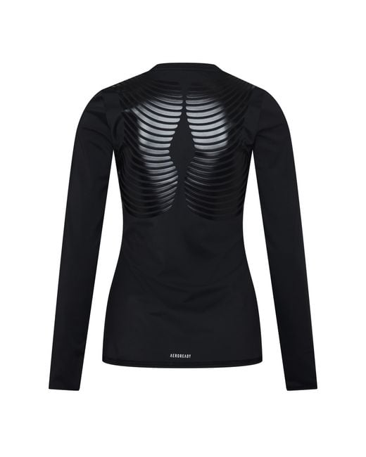Adidas Blue Tf Contraste Long Sleeve T-Shirt