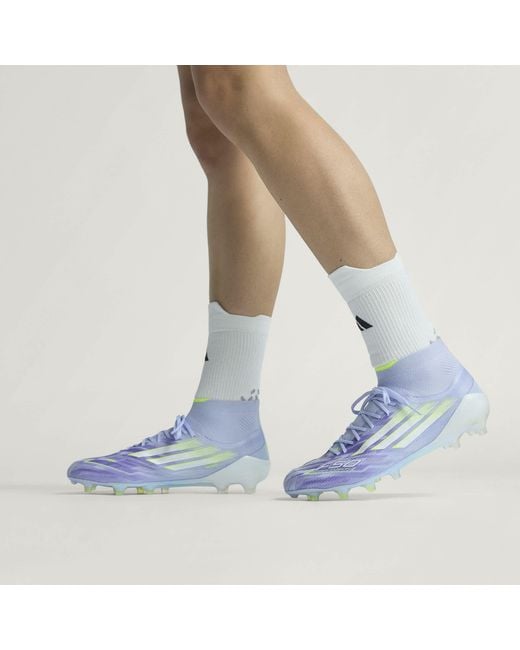 Adidas Blue F50 Sparkfusion Elite Firm Ground Boots