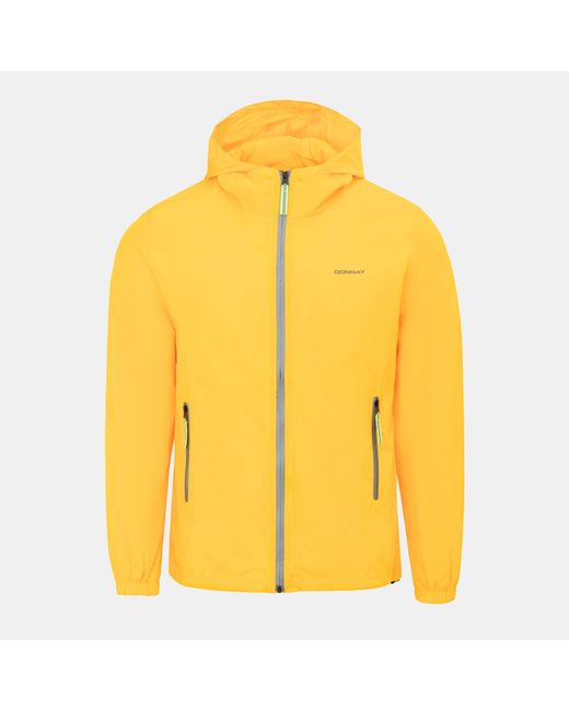 Donnay Yellow Lightweight Waterproof Windbreaker for men