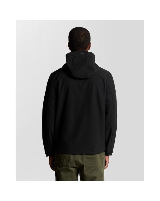 Lyle & Scott Black T Jacket Softshell Jacket for men