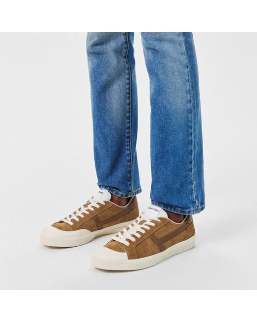 Tom Ford Brown Jarvis Sneakers