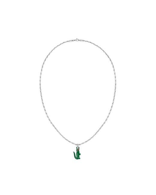 Lacoste Metallic Arthor Stainless Steel Necklace for men
