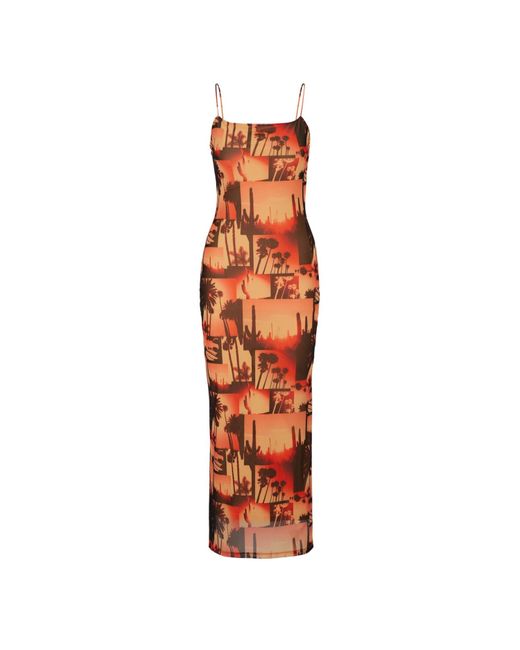 HUGO Orange Ladies Nalinda Dress (Multicoloured)