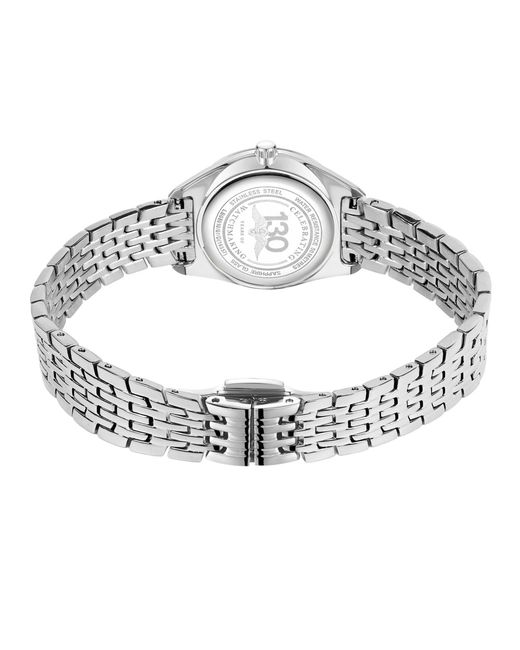 Rotary Metallic Ladies Ultra Slim Mop Ss Bracelet Watch