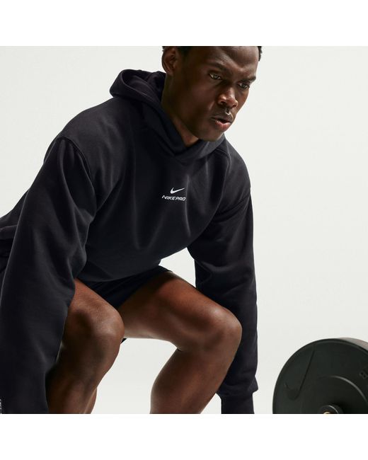 Nike Black Pro Dri-Fit Mid Layer Training Hoodie for men