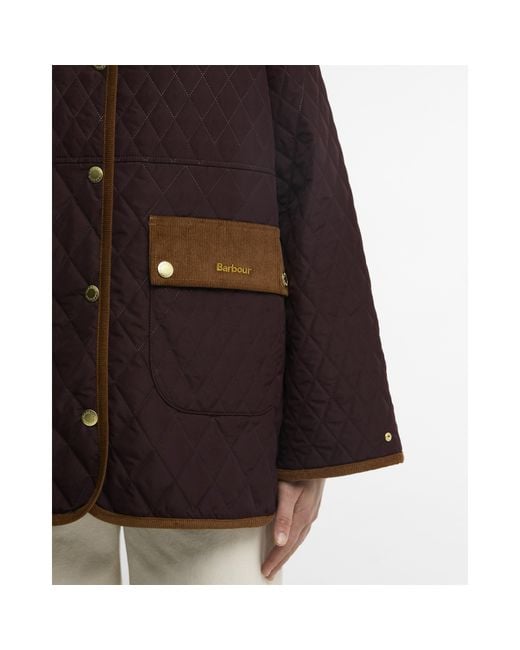Barbour Brown B.Li Whickham Qlt Jk Ld64