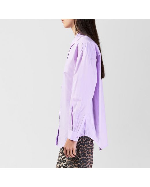 Great Plains Purple Core Button-Down Long-Sleeve Plain Shirt