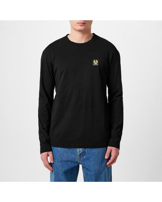 Belstaff Blue Phoenix Patch T-Shirt for men