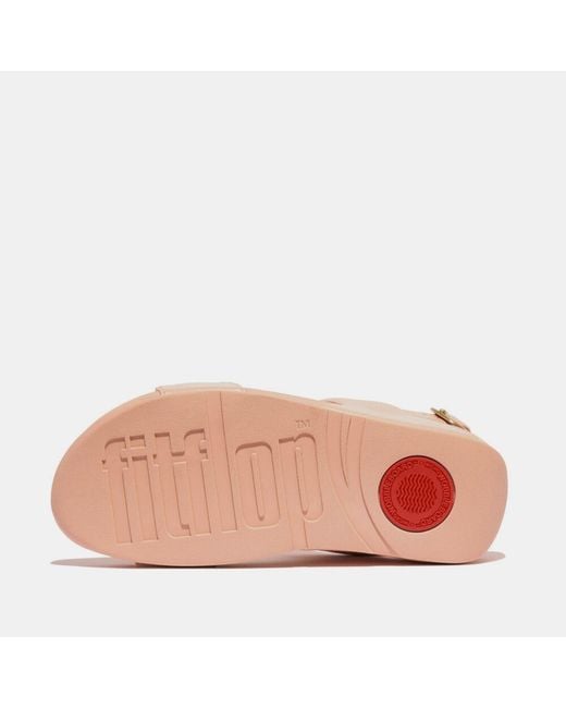 Fitflop Pink Lulu Opul Back-Strap Sandals