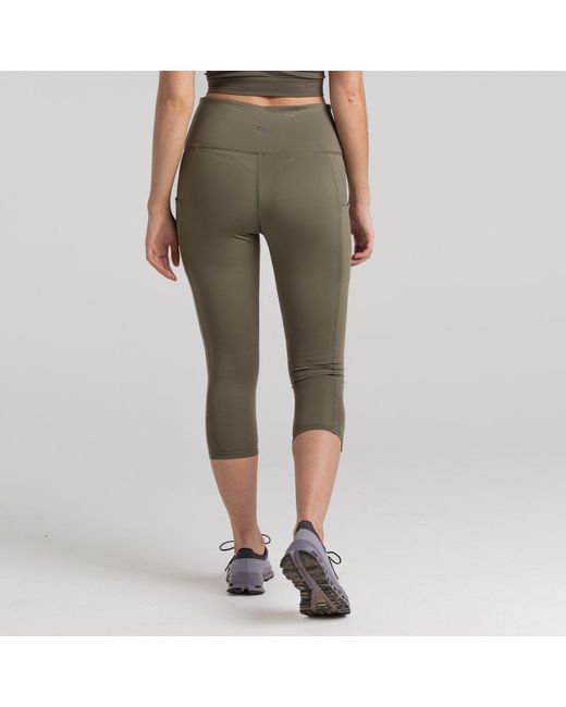 Craghoppers Green Crag Kiwi Cropped Leggings