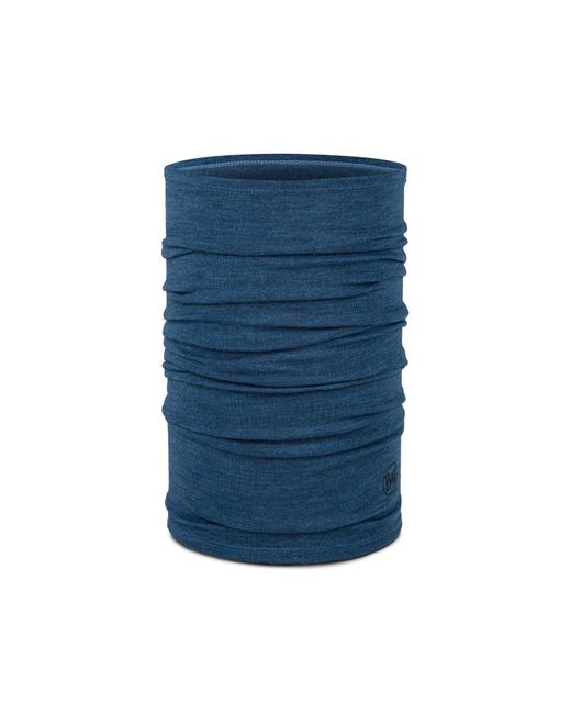 Buff Blue Merino Midweight Neckwarmer Adults